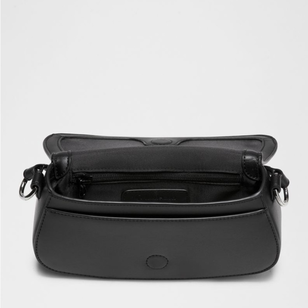 lululemon athletica Black Shoulder Bag Set Leather Alternative Mini Bag 1.2L - Picture 5 of 13